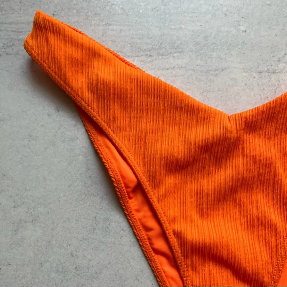 Frankie's Bikinis High Cut Bikini Bottoms XL